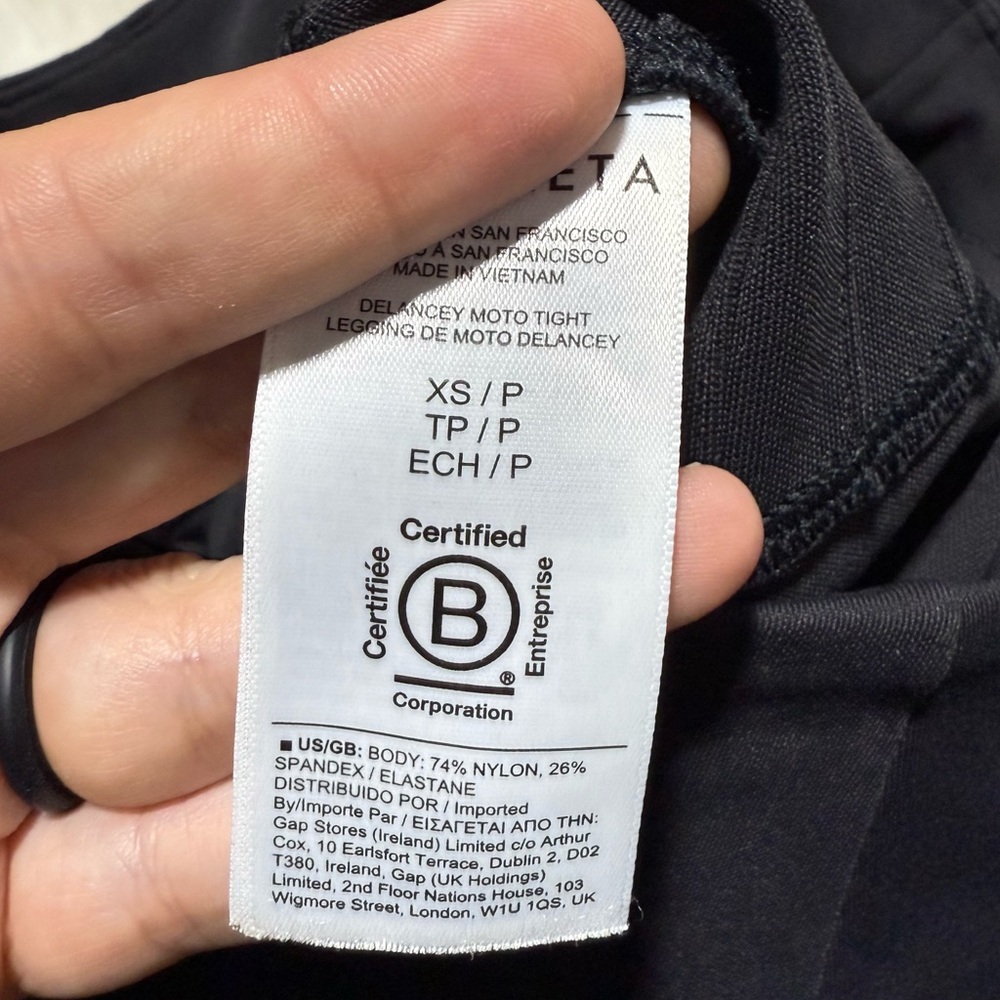 Athleta Delancy Moto Tights - Picture 9 of 10